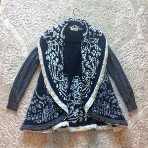 Anthropologie Cardigan Sleeping on Snow